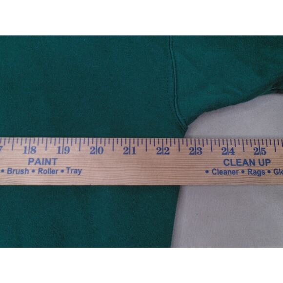 Vintage 90s Grandma Cat Sweatshirt Embroidered Butter Midknight Cute Green Large - Picture 5 of 9